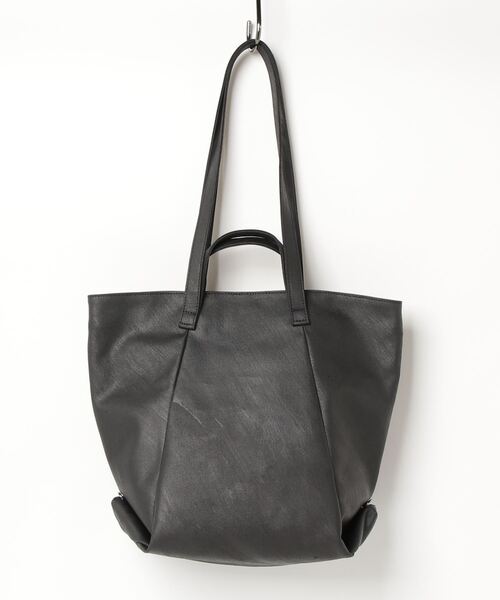 PATRICK STEPHAN(パトリックステファン)の「パトリック ステファン / Fabric middle tote 'loop handle' brush トートバッグ(トートバッグ・メンズ・ブラック・FREE)」の6枚目の写真
