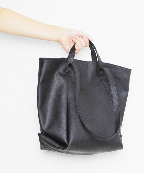 PATRICK STEPHAN(パトリックステファン)の「パトリック ステファン / Fabric middle tote 'loop handle' brush トートバッグ(トートバッグ・メンズ・ブラック・FREE)」の10枚目の写真