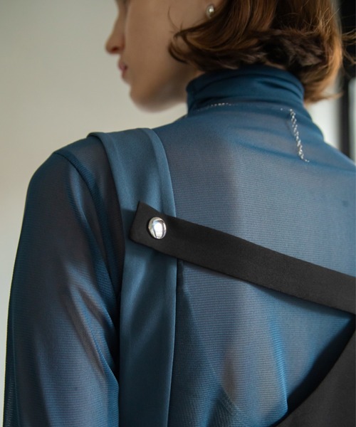 VACANCY（ヴァカンシー）の「アンバランスレイヤードワンピース（ワンピース・レディース・ブラック/パープル/グリーン・FREE）」の17枚目の写真