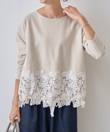 BEARDSLEY | 【再販売シリーズ】 裾レースカットソー(Tシャツ/カットソー)