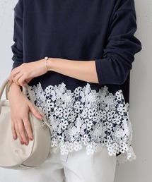 BEARDSLEY | 【再販売シリーズ】 裾レースカットソー(Tシャツ/カットソー)