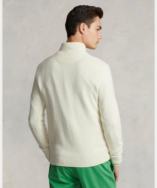 ウールカシミヤ クォータージップ セーター（ニット/セーター）｜POLO