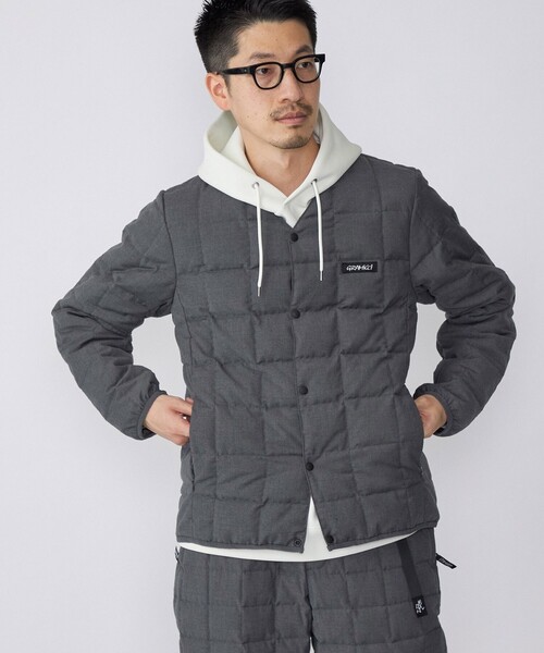 【SHIPS別注】GRAMICCI×TAION:〈手洗い可能〉ダウンカーディガンインナーダウン