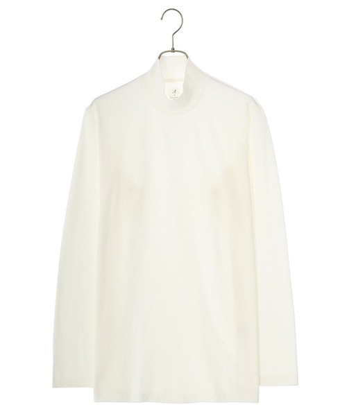 ANATOMICA（アナトミカ）の「ANATOMICA / アナトミカ：MOCK NECK TEE L/S：530-521-13[MUS]（Tシャツ/カットソー・メンズ・ナチュラル/チャコール/ネイビー/ホワイト・M/XL/L）」の3枚目の写真