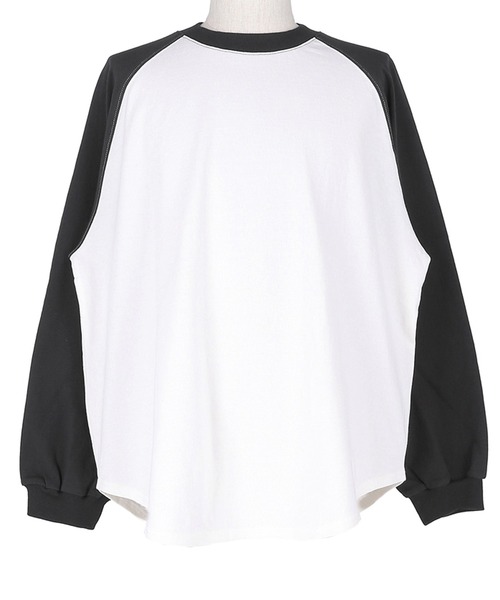 coca(coca)(コカ)の「メンズラグランロングTシャツ(Tシャツ/カットソー・メンズ・ブラック/グリーン/ネイビー/ベージュ/ターコイズブルー・M/L/XL)」の21枚目の写真