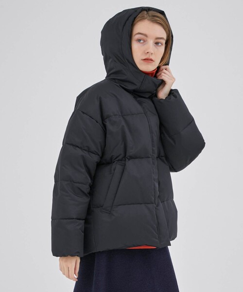 CITY TOKYO（シティトウキョウ）の「オーバーパーフェクションコクーンダウン（ダウンジャケット/コート・レディース・ブラック/ホワイト/ベージュ/ミント・1/2）」の19枚目の写真