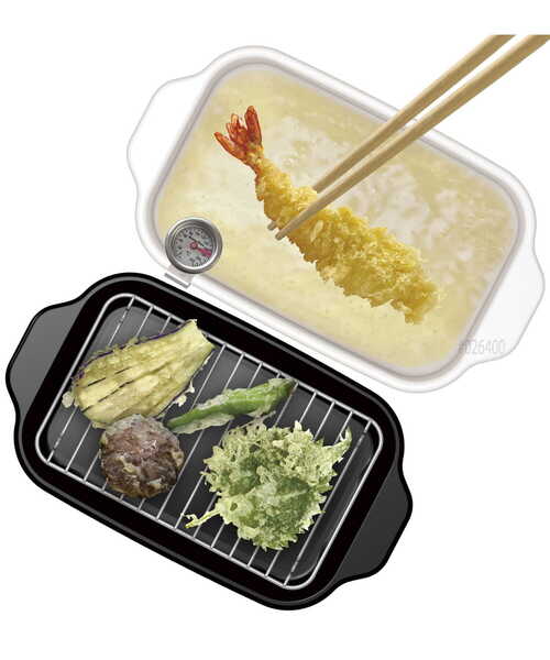 URBAN RESEARCH DOORS（アーバンリサーチドアーズ）の「富士ホーロー　角型天ぷら鍋（キッチンツール・レディース・ホワイト・-）」の4枚目の写真