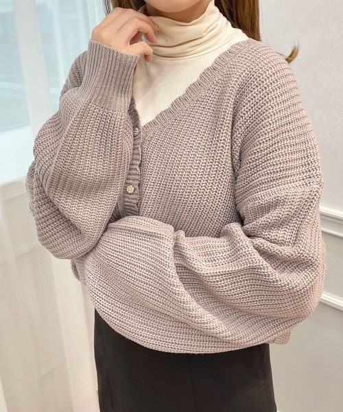 apres jour（アプレジュール）の「クシュクシュインナー【ZOZOTOWN限定アイテム】（Tシャツ/カットソー・レディース・ブラック/アイボリー/ダークブラウン・X-LARGE/フリー）」の17枚目の写真