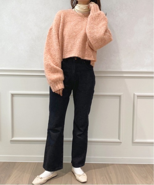 apres jour（アプレジュール）の「クシュクシュインナー【ZOZOTOWN限定アイテム】（Tシャツ/カットソー・レディース・ブラック/アイボリー/ダークブラウン・X-LARGE/フリー）」の18枚目の写真