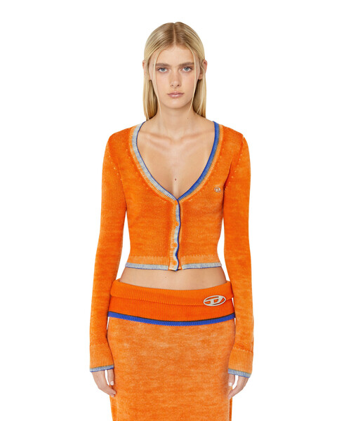 DIESEL（ディーゼル）の「レディース ニット カーディガン（カーディガン/ボレロ・レディース・オレンジ/グレー/ブルー・SMALL/MEDIUM/LARGE/X-LARGE）」の17枚目の写真