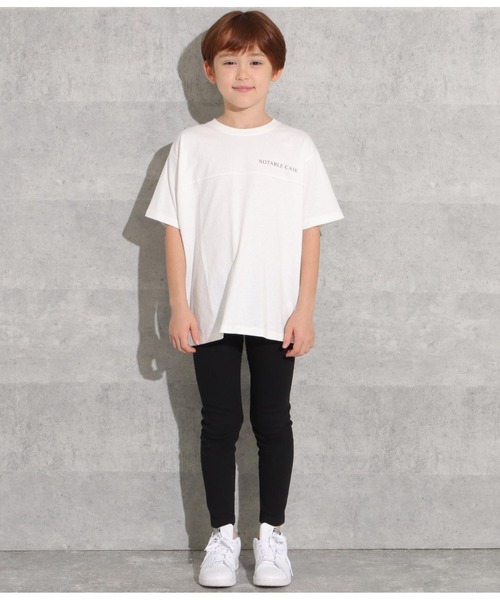 ANAP kids(アナップキッズ)の「ウエストロゴゴムテレコレギンス(レギンス/スパッツ・キッズ・ブラック/グレー・100cm/120cm/110cm/130cm)」の9枚目の写真