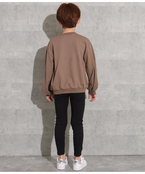 ANAP kids(アナップキッズ)の「ウエストロゴゴムテレコレギンス(レギンス/スパッツ・キッズ・ブラック/グレー・100cm/120cm/110cm/130cm)」の7枚目の写真