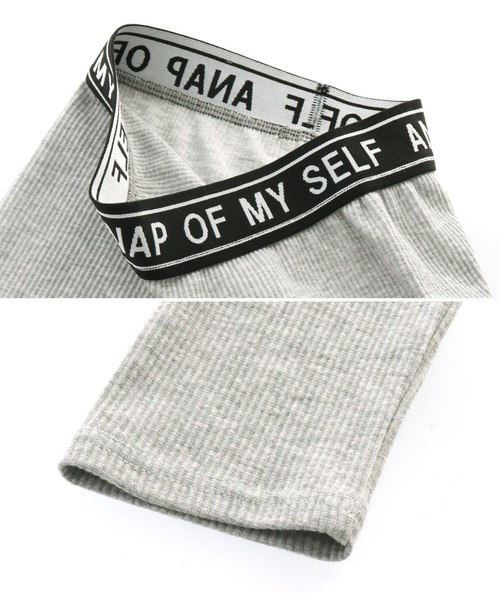 ANAP kids(アナップキッズ)の「ウエストロゴゴムテレコレギンス(レギンス/スパッツ・キッズ・ブラック/グレー・100cm/120cm/110cm/130cm)」の12枚目の写真