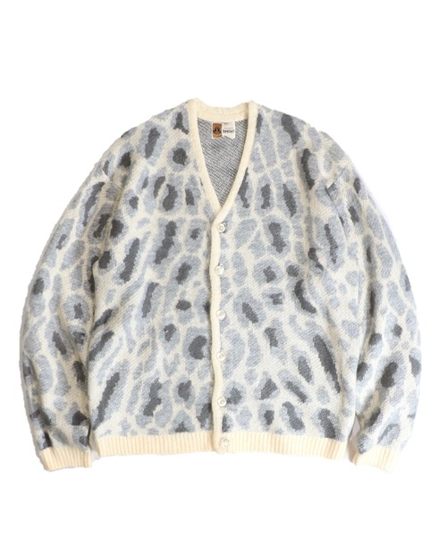 TOWNCRAFT（タウンクラフト）の「TOWN CRAFT/タウンクラフト SHAGGY JACQUARD CARDIGANシャギージャガードカーディガンユニセックス（カーディガン/ボレロ・メンズ・ホワイト/ブラック/ベージュ/パープル/ブラウン/グレー/グレー系その他/ストライプ・MEDIUM/LARGE/SMALL）」の11枚目の写真