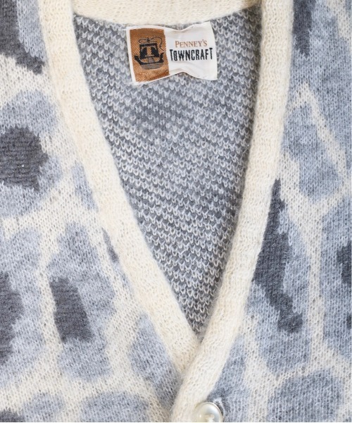 TOWNCRAFT（タウンクラフト）の「TOWN CRAFT/タウンクラフト SHAGGY JACQUARD CARDIGANシャギージャガードカーディガンユニセックス（カーディガン/ボレロ・メンズ・ホワイト/ブラック/ベージュ/パープル/ブラウン/グレー/グレー系その他/ストライプ・MEDIUM/LARGE/SMALL）」の12枚目の写真