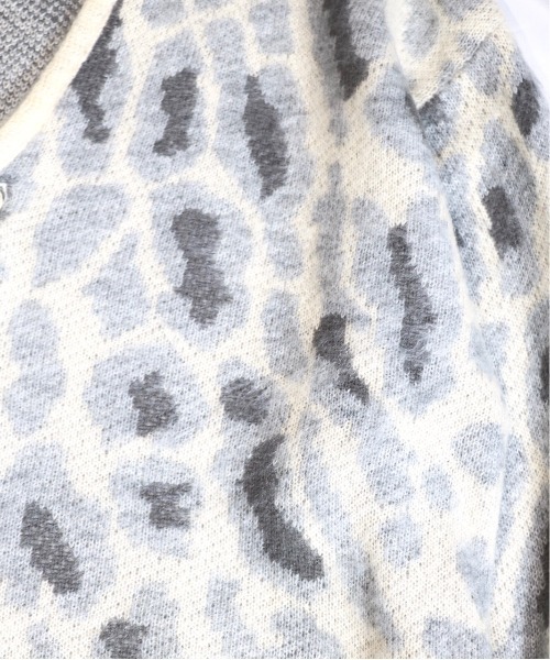 TOWNCRAFT（タウンクラフト）の「TOWN CRAFT/タウンクラフト SHAGGY JACQUARD CARDIGANシャギージャガードカーディガンユニセックス（カーディガン/ボレロ・メンズ・ホワイト/ブラック/ベージュ/パープル/ブラウン/グレー/グレー系その他/ストライプ・MEDIUM/LARGE/SMALL）」の13枚目の写真