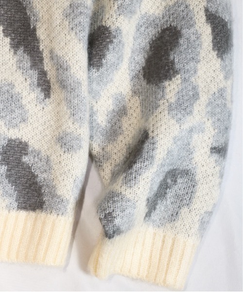 TOWNCRAFT（タウンクラフト）の「TOWN CRAFT/タウンクラフト SHAGGY JACQUARD CARDIGANシャギージャガードカーディガンユニセックス（カーディガン/ボレロ・メンズ・ホワイト/ブラック/ベージュ/パープル/ブラウン/グレー/グレー系その他/ストライプ・MEDIUM/LARGE/SMALL）」の15枚目の写真