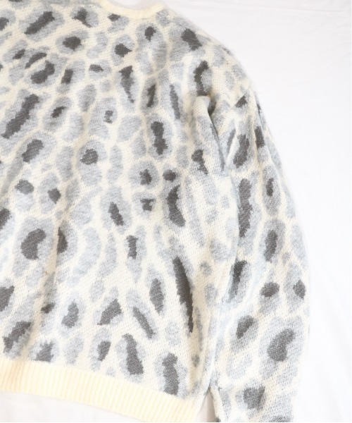 TOWNCRAFT（タウンクラフト）の「TOWN CRAFT/タウンクラフト SHAGGY JACQUARD CARDIGANシャギージャガードカーディガンユニセックス（カーディガン/ボレロ・メンズ・ホワイト/ブラック/ベージュ/パープル/ブラウン/グレー/グレー系その他/ストライプ・MEDIUM/LARGE/SMALL）」の18枚目の写真