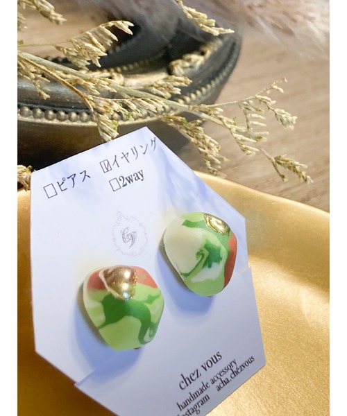 tone(トーン)の「【chez vous】Koishi retro イヤリング(MA)(イヤリング・レディース・その他/グリーン/その他1/パープル/その他2/その他3・FREE)」の7枚目の写真