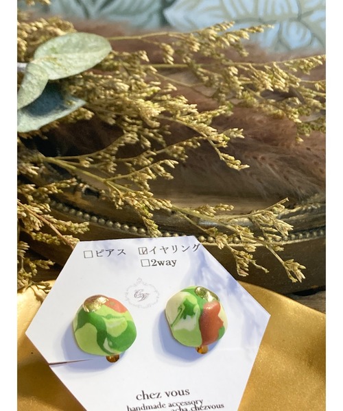 tone(トーン)の「【chez vous】Koishi retro イヤリング(MA)(イヤリング・レディース・その他/グリーン/その他1/パープル/その他2/その他3・FREE)」の9枚目の写真