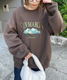 DISCOAT | 【WEB限定】刺繍ロゴビッグスウェット(スウェット)