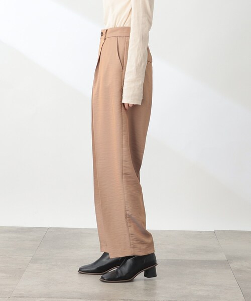 THE SHOP TK (ザ ショップ ティーケー )の「◆【洗える/ウエストゴム】シャンブレータックワイド(その他パンツ・レディース・ライトパープル/ベージュ系3・12/13/11)」の16枚目の写真