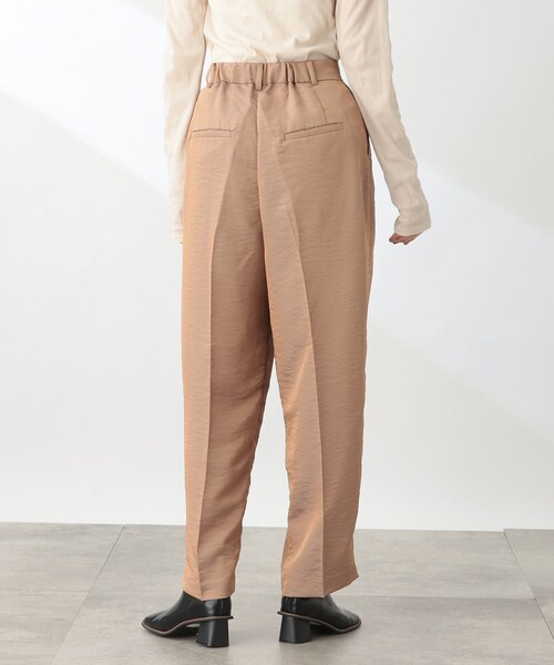 THE SHOP TK (ザ ショップ ティーケー )の「◆【洗える/ウエストゴム】シャンブレータックワイド(その他パンツ・レディース・ライトパープル/ベージュ系3・12/13/11)」の4枚目の写真