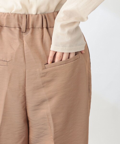 THE SHOP TK (ザ ショップ ティーケー )の「◆【洗える/ウエストゴム】シャンブレータックワイド(その他パンツ・レディース・ライトパープル/ベージュ系3・12/13/11)」の6枚目の写真