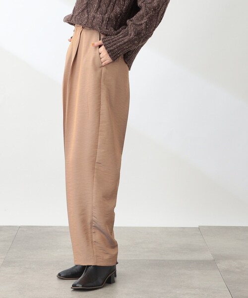 THE SHOP TK (ザ ショップ ティーケー )の「◆【洗える/ウエストゴム】シャンブレータックワイド(その他パンツ・レディース・ライトパープル/ベージュ系3・12/13/11)」の15枚目の写真