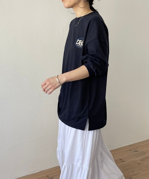 wee9s(ウィークス)の「vintage like cotton flare skirt / ヴィンテージライクウエストゴムコットンフレアスカート(スカート・レディース・ブラック/アイボリー・FREE)」の8枚目の写真