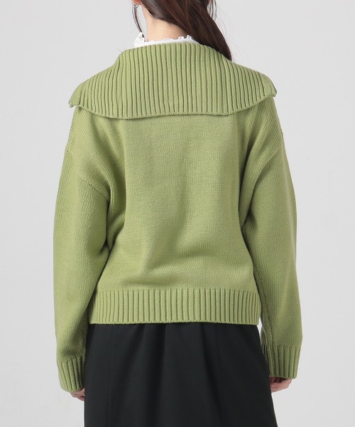 Honeys（ハニーズ）の「ハーフジップニット（ニット/セーター）」 - WEAR