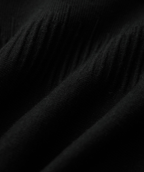 ADAM ET ROPE'(アダムエロペ)の「【WEB限定(一部店舗展開あり)】MIXパターンニットワンピース(ワンピース・レディース・チャコールグレー/ブラック/ブルー・FREE)」の11枚目の写真