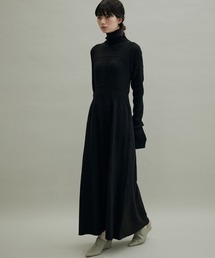 ADAM ET ROPE' | 【WEB限定(一部店舗展開あり)】MIXパターンニットワンピース(ワンピース)