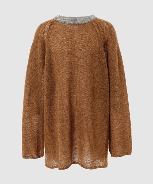 NOMA t.d.(ノーマティーディー)の「Mohair Crew Neck Sweater(ニット/セーター・メンズ・ブラック/ブラウン/グレー/レッド・2/4/3)」の3枚目の写真