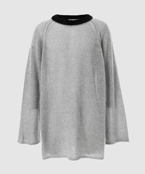 NOMA t.d.(ノーマティーディー)の「Mohair Crew Neck Sweater(ニット/セーター・メンズ・ブラック/ブラウン/グレー/レッド・2/4/3)」の1枚目の写真