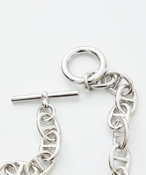 LiNoH（リノー）の「FUSION ANCHOR NECKLACE/アンカーチェーンネックレス（ネックレス・メンズ・シルバー・FREE）」の2枚目の写真