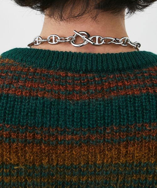 LiNoH（リノー）の「FUSION ANCHOR NECKLACE/アンカーチェーンネックレス（ネックレス・メンズ・シルバー・FREE）」の5枚目の写真