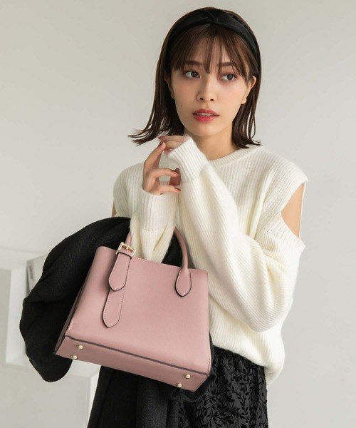 Edit Sheen(エディットシーン)の「オープンショルダーニット(ニット/セーター・レディース・ブラック/ホワイト・M)」の12枚目の写真