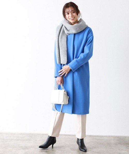 Pierrot（ピエロ）の「ふんわりウォッシャブルマフラー（マフラー・レディース・ベージュ系その他/グレー系その他/アイボリー・FREE）」の5枚目の写真