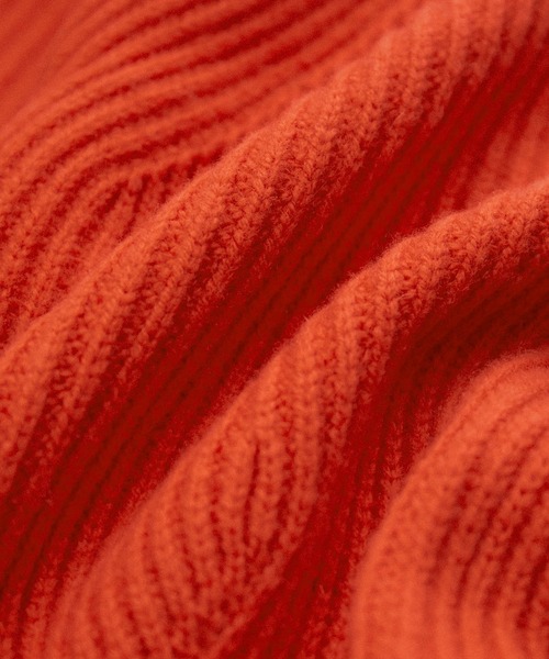 ADAM ET ROPE'（アダムエロペ）の「【サステナブル】アンチピリングミドルゲージプルオーバー（ニット/セーター・レディース・レッド/グレー系その他/キナリ・FREE）」の14枚目の写真