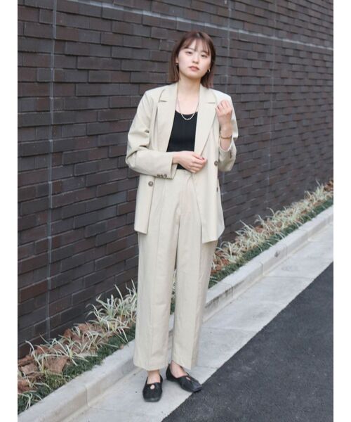 センタープレスルーズパンツ（その他パンツ）｜Ungrid（アングリッド