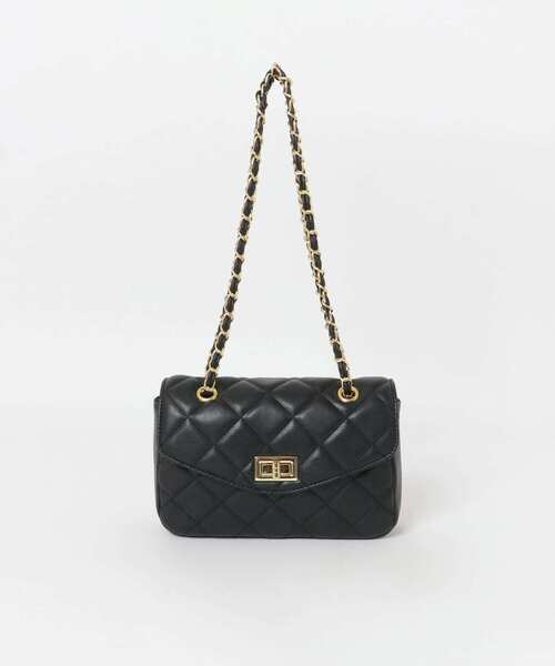 RODE SKO(ロデスコ)の「キルティングチェーンショルダーバッグ(ショルダーバッグ・レディース・オフホワイト/ブラック/シルバー/レッド・ONE)」の11枚目の写真