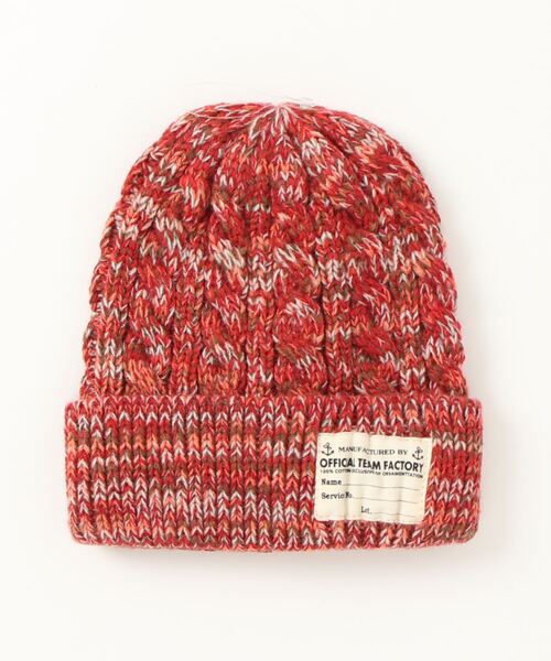 OFFICIAL TEAM(オフィシャルチーム)の「STANDARD KNIT CAP(ニットキャップ/ビーニー・キッズ・イエロー/ブラック/レッド/グリーン/ネイビー/チャコールグレー・S)」の6枚目の写真