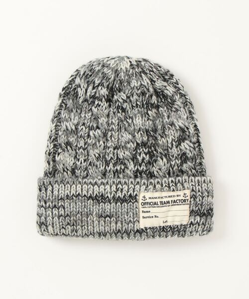 OFFICIAL TEAM(オフィシャルチーム)の「STANDARD KNIT CAP(ニットキャップ/ビーニー・キッズ・イエロー/ブラック/レッド/グリーン/ネイビー/チャコールグレー・S)」の3枚目の写真