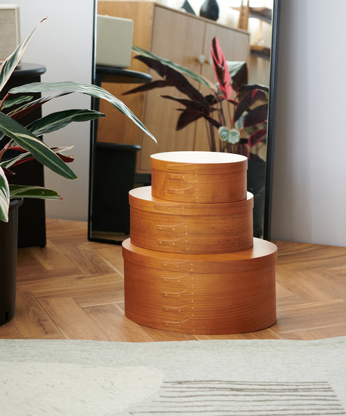 SHAKER OVAL BOX M シェーカーボックス（収納グッズ）｜journal