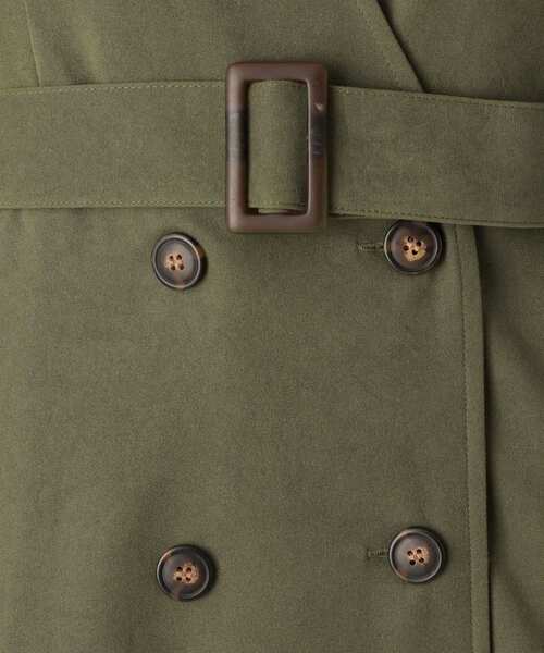 ITS'DEMO（イッツデモ）の「【トレンチ風/ウエスト高め/美シルエット】サンディングジャンスカ（スカート・レディース・ライトグレー/オリーブ/ベージュ・00）」の9枚目の写真