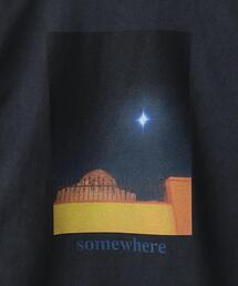トップス 6(ROKU)MOROCCO PHOTO MOON LONG SLEEVE T 6（ロク）の「＜6(ROKU)＞MOROCCO PHOTO MOON LONG SLEEVE T