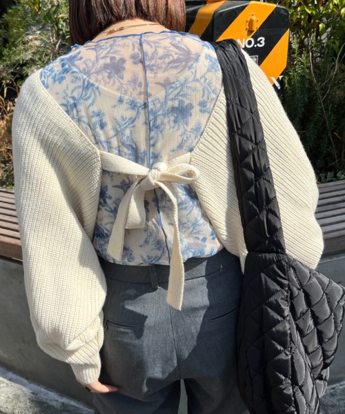 nemne store(ネンネストア)の「【低身長用サイズあり】総柄アソートシアープルオーバー(Tシャツ/カットソー・レディース・ブルー/グレー/イエロー/ピンク・SMALL/MEDIUM)」の9枚目の写真