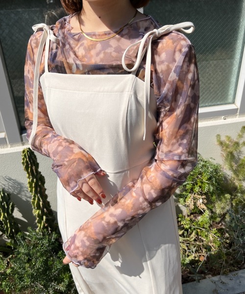 nemne store(ネンネストア)の「【低身長用サイズあり】総柄アソートシアープルオーバー(Tシャツ/カットソー・レディース・ブルー/グレー/イエロー/ピンク・SMALL/MEDIUM)」の12枚目の写真