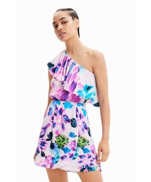 M. Christian Lacroix アシンメトリー ショートワンピース